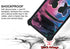 Vortex Z22 Phone Case Cover with Tempered Glass Screen Protector, Luminous Effect, Hard PC + Soft Silicone, Ring Support