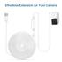 Itramax 20FT/6M 2Pack,USB V4 V3 V2,OG,Ring,Google Flat USB Extension Cable White Extender Wire Long Power Cord for WYZE