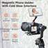 VRIG Direct MG-28 Mount,1/4" 360 iPhone17 16 15 14 13 12 VRIG Magnetic Phone Tripod Thread Cold Shoe Rotation,for Pro