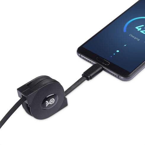 Cable Matters 3.3 ft Short Retractable USB C Cable (USB C to USB A, USB C to USB Cable)