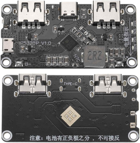 MECCANIXITY IP5328P Bi-Directional Fast Charging Module, 3.7V to 5V-12V 18W 5A Step Up