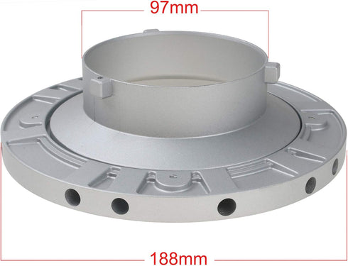 Godox Bowens Mount Softbox Speed Ring Adapter for Studio Photography Monolight Strobe Flash