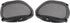Motorcycle Speaker Grills Cover for Harley Road Glide FLTRX FLTRK FLTRI FLTRUSE FLTRXSE 1998-2013, Black, 1 Pair