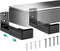 WALI Universal Soundbar Wall Mount, Center Channel Speaker Dual Bracket Holds up to 33 lbs, Black