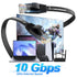 6 100 10Gbps PS4/5, Cat Ethernet Cable ft, Indoor&Outdoor, High Speed Internet Network, Pure Copper Flat Ethernet Patch