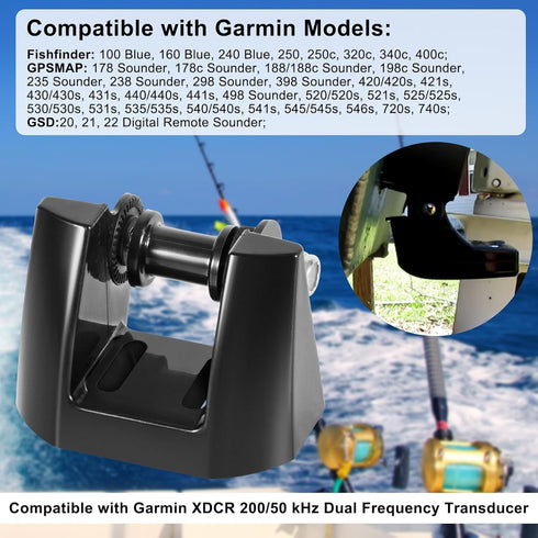 010-10272-00 Heavy Duty Transducer Mount Bracket, Compatible with Garmin Fishfinder, GPSMAP, GSD