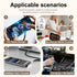 360 0-120 Sideways Phone Stand Detachable Type-C Compatible Stand for Phones & Tablets - Rotation, Tilt(Orange Stand)