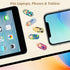 Brvlsoc 10-Pack Laptop Camera Cover Slide Cute Ultra Thin Floral Webcam Cover for iPhone, iPad, MacBook, Laptop, PC