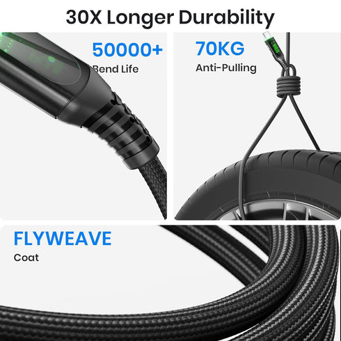 AICase 240W USB C to USB C Charger Cable for iPhone 15, MacBook Pro, Fast Charging Cable for Samsung Galaxy S24