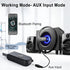 USB Bluetooth Receiver, Bluetooth 5.0 Wireless Audio Adapter, 3.5mm Aux Adapter, Handsfree Car Kit Music Receiver for