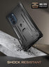 Poetic Revolution Case for Moto Edge Plus 5G (2022) - XT2201, Rugged Full-Body Cover with Kickstand & Screen Protector,