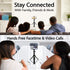 Fugetek 42" Compact Selfie Stick & Tripod, Lightweight Aluminum, Wireless Bluetooth Remote, Travel Ready, Compatible