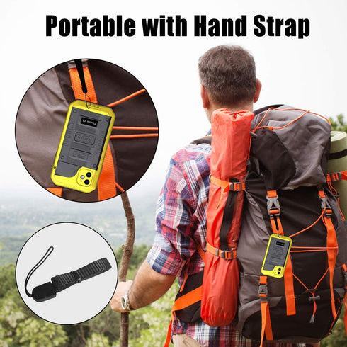 Beasyjoy Waterproof Case for iPhone 11, Metal Military Grade, Heavy Duty Defender