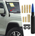 WINUERK Bullet Car Antenna Replacement, Aluminum Alloy Waterproof Short Antenna, Signal Stability Universal