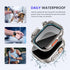 Goton 2 in 1 Privacy Waterproof Case for Apple Watch Ultra/Ultra 2, Screen Protector 49mm, Anti Spy Glass + Back Bumper