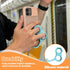 ZVthesea Ergonomic Finger Stand Phone Holder, Finger Phone Holder, Pinky/Ring Finger Grip Strap, Stress-Relieving Toy