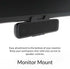 Cyber Acoustics USB & Bluetooth Speaker Bar (CA-2890BT) USB Powered Speaker with Speakerphone for PC and Bluetooth to Simultaneously Connect to Smartphones, Clamps to Monitor, Convenient Controls