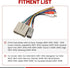 12 5 RED WOLF Radio Stereo Wiring Harness with Volt to Volt Step Down Adapter Switcher Harness Replacement for Older