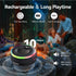 TECKNET IPX7 5.3, 10H Bluetooth Shower Speaker, Waterproof Portable Wireless Speaker with RGB Light, BT Playtime