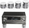 Blissfuhue Adjustable Speaker Isolation Feet,4 Pack - Height Adjustable 0.9-1.5 Inch Vibration Damping