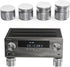 Blissfuhue Adjustable Speaker Isolation Feet,4 Pack - Height Adjustable 0.9-1.5 Inch Vibration Damping
