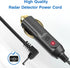 Radar Detector Power Cord Compatible with Cobra RAD 350 380 450 480i 700i XRS9370 XRS955 XRS5300