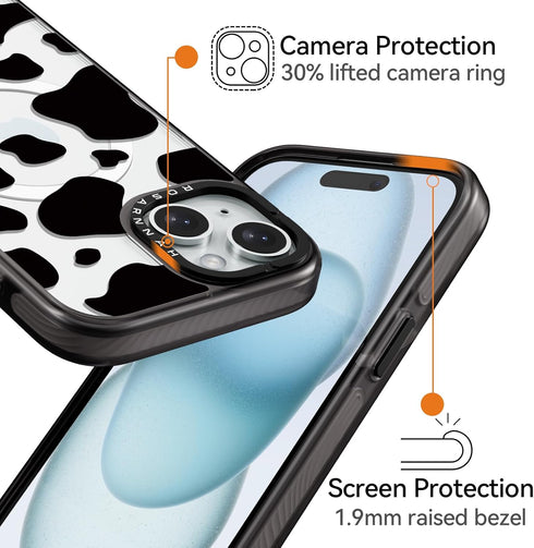 casevivid 15 6.6 6.1" Magnetic for iPhone Magsafe Case Cute Aesthetic - Durable Shockproof ft Drop Impact Phone Case
