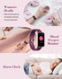 Smart Watches for Women, LYNN2 Fitness Tracker Watch Compatible with iPhone Android, Heart Rate Monitor, Waterproof