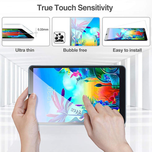 ProCase LG G Pad 5 10.1 Screen Protector 2019 (LM-T600 / LM-T605), Clear Tempered Glass Film Guard for 10.1 inch