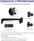 Masergogo 2023-2025, 12.3" 360 Car Phone Holder for Mercedes Benz EQE Sedan/EQE SUV Screen Fixed Clip, Auto Accessories