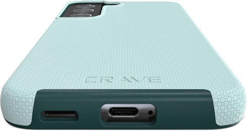 Crave Dual Guard for Samsung Galaxy S22 Case - Shockproof Protection Dual Layer Case for Samsung Galaxy S22 5G, Aqua