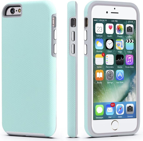 CellEver Heavy-Duty Case for iPhone 6 / 6s - Military Grade Protection, Mint