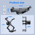 ELOHEI Upgraded Aluminum Alloy Cell Phone Car Holder for iPhone 15 Pro Max, Best Gravity Car Vent Phone Mount for