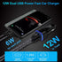 Car Charger for iPhone, 3Pack 2.4A Dual Port Fast Charge Adapter for iPhone 15 14 13 12 11 Pro Max & Samsung
