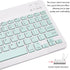 Ultra-Slim Portable Mini Bluetooth Keyboard, Rechargeable Wireless Keyboard for Apple iPad, iPhone, Samsung Tablet,