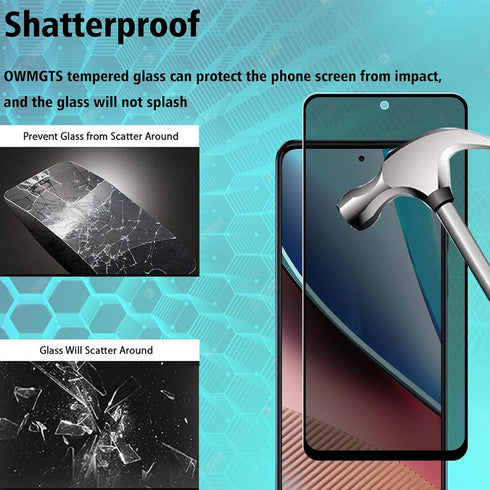 2 Pack Privacy Screen Protector for Motorola Moto G Stylus 2023, 9H Hardness, Anti Spy Tempered Glass