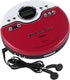 Studebaker SB3703RB Joggable Personal CD/MP3 Player with Audio Book Compatibility, Bookmark Feature and