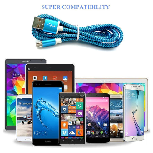 2pack 3.5ft Micro USB Cable Android Fast Charger Power Cord for Samsung S7/S6, Note 5/4, Galaxy J7/J3, Kindle Tablets