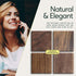 iATO 16 (6.1-inch) iPhone Case MagSafe, Real Walnut Wood Slim Protective TPU, Strong Magnet Ring, Raised Screen