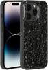 molzar Grip Series Case for iPhone 14 Pro with Real Forged Carbon Fiber, Built-in Metal Plate for Magnetic Mount,