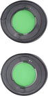 Razer Kraken 7.1 V2 Pro Headphone Ear Pads - Soft Leather Replacement Cushions (Green) for Ultimate Comfort.