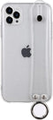 Omorro Bling Girly Case for iPhone 12 Pro Max - Glitter Candy Color Crystal Clear Cover with Adjustable Hand Finger