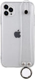 Omorro Bling Girly Case for iPhone 12 Pro Max - Glitter Candy Color Crystal Clear Cover with Adjustable Hand Finger