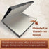 Golden State Art Archival Folio Storage Box 11x14, Gray Clamshell Design with Metal Edge for Photos and Crafts