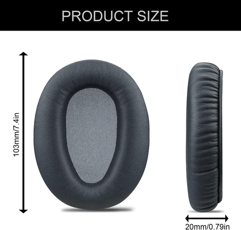 Replacement Ear Pads for Sony WH-CH710N - Headphones Cushions Covers for WH-CH700N, WH-CH720N, Ear Comfort Memory Foam.