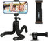 UTEBIT Flexible Phone Tripod Premium Portable Phone Mini Tripod Desk Stand Compatible with iPhone Samsung Go Pro, Small