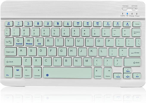 Portable Mini Wireless Bluetooth Keyboard for Apple iPad, iPhone, Samsung Tablet, Kindle Fire HD 10/8
