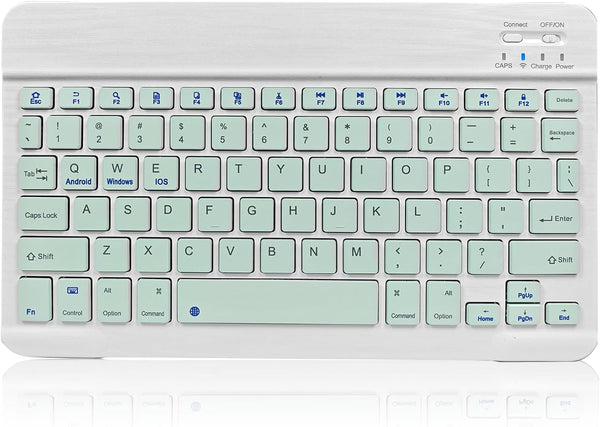 Portable Mini Wireless Bluetooth Keyboard for Apple iPad, iPhone, Samsung Tablet, Kindle Fire HD 10/8
