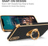 BENTOBEN iPhone Xs Case, Slim Fit Sparkly Kickstand Ring Holder Design, Shockproof Protection for iPhone Xs