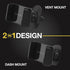 Scosche UH4DVM-SP 2-in-1 CarMount Universal Phone Vent or Dash Mount - Portable and Adjustable with 360 Rotation